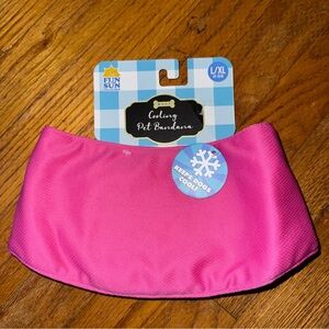 Rose/Pink Pet Cooling Bandana NWT